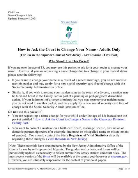 jersey names|nj name change amendment.